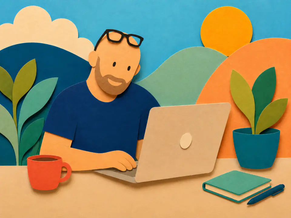 Portrait illustration of the person behind Better Business Websites.